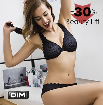 ИГРА С ВООБРАЖЕНИЕМ: –30% на белье Beaty Lift Dentelle от DIM в новом дизайне